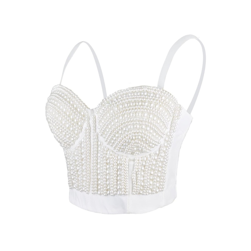 Pearl corset top